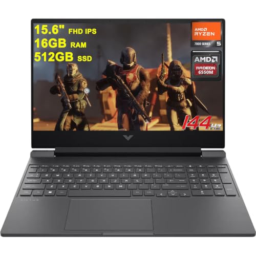 HP Victus 15 �Q�[�~���O�m�[�g�p�\�R�� 15.6�C���` FHD IPS 144Hz (AMD FreeSync Premium) AMD Hexa-core Ryzen 5 7535HS 16GB RAM 512GB SSD Radeon RX