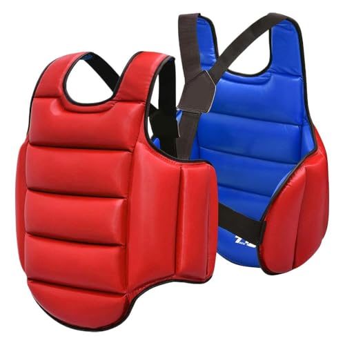 Box-Körperschutz, wendbar, Boxen, Brustschutz, Kickboxen, MMA, Muay Thai, Körperschutz, verstellbar, Kampfsport, Oberbauch-Rippenschutz, Taekwondo TKD Weste