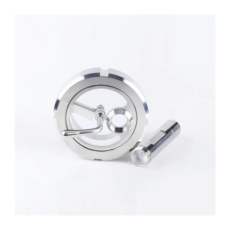 4"(102mm) OD119 Tri Clamp Style Process View Sight Glass With Windshield Wiper And Flashlight,Diopter,SS304