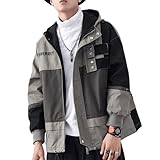 [MistyQueen] ウインドブレーカー メンズ ジャケット カラーブロック マウンテンパーカー 防風 撥水 軽量 おしゃれ アウトドア 通勤 通学 登山 釣り 作業着 大きいサイズ 春 秋