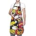 Delantal con 2 bolsillos para mujeres y hombres para cocinar, cocinar, hornear, manualidades, Comic Boom Explosion13, Talla única
