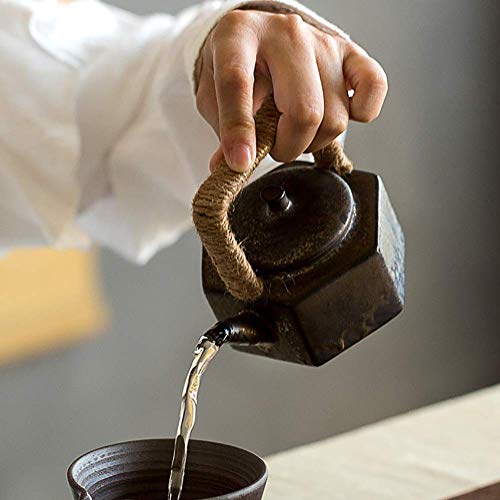 Con burbujas desmontables, tetera, tetera caliente, máquina de té perfecta, tetera, hervidor de cerámica, fabricación de… - Imagen 5