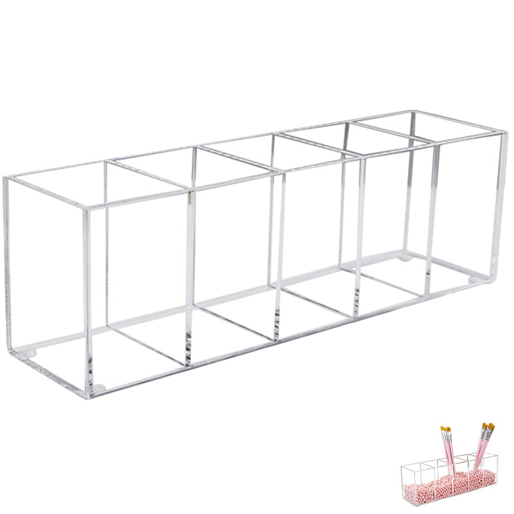 Boîte de rangement multifonction transparente pour vos pinceaux