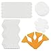41 Pcs Non-Slip Sticker, Anti-Rutsch-Aufkleber, Rutschfeste Aufkleberstreifen, Anti-Rutsch-Aufkleber für Bad und Dusche, Rund, Blütentyp, S-Typ Anti-skid Stickers Transparente rutschfeste Pads