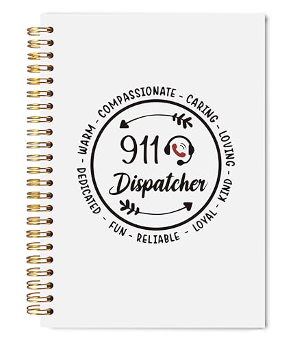 Carnet de notes à spirale 911 avec couverture rigide ultra résistante
