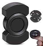 3-in-1 Fidget Spinner, Slider, Clicker| EDC Metal Fidget Toys Adults | Stainless Steel Bearing Stable Spin | Help Relieves Anxiety & Tension | Enhances Focus & Clarity | Compact & Portable, Black