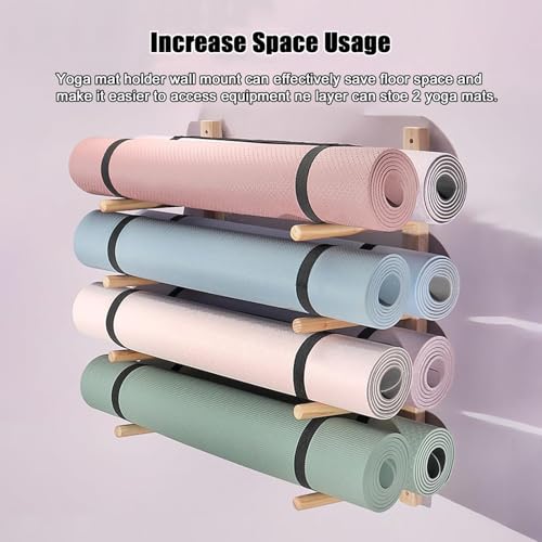 Support mural pour tapis de yoga : la solution de rangement pour libérer le sol