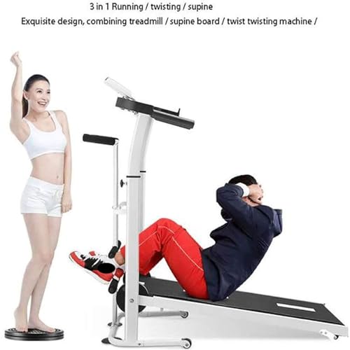 Image of Folding Treadmills Treadmills, Home Compact Folding Mechanical Treadmill Led Displayo Multi-Function Shock Absorption Silent Treadmill Walking