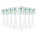 REDTRON Testine di Ricambio Compatibile con Philips, Confezione da 8 Pezzi Diamond Ricambi Spazzolini Elettrici per Philips Sonicare Plaque Control, Gum Health, FlexCare(bianca)
