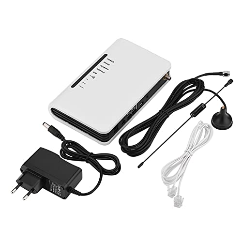 Cabina Telefónica Inalámbrica gsm con 9 Indicadores LED, Pantalla de Señal, Pantalla de Estado de Llamada para Acceso Fijo de Voz y Datos (Enchufe de la UE)