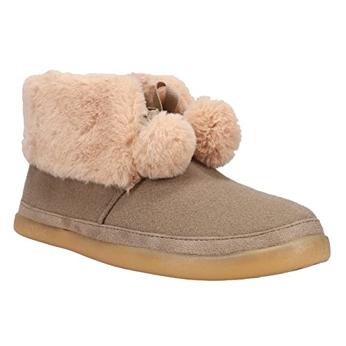 TOMS Women's Celeste Slipper, Taupe Grey Two-Tone, 92