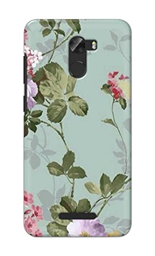 Image of Printed Hard Back Cover Case for Gionee A1 Lite Back Cover (Floral Painting) -1302