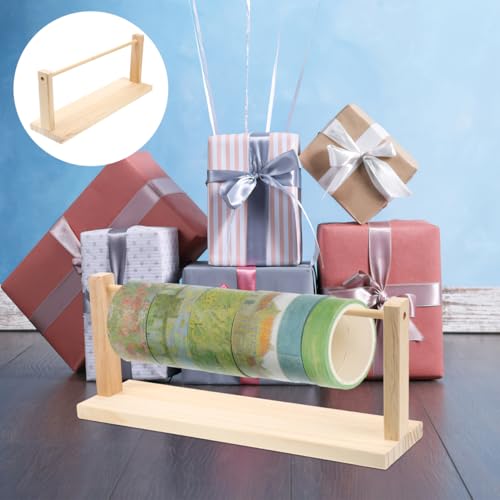 Image of Toddmomy Craft Ribbon Organizer Storage Rack Ribbon Spool Holder for Craft Room Storage Organizer Tool