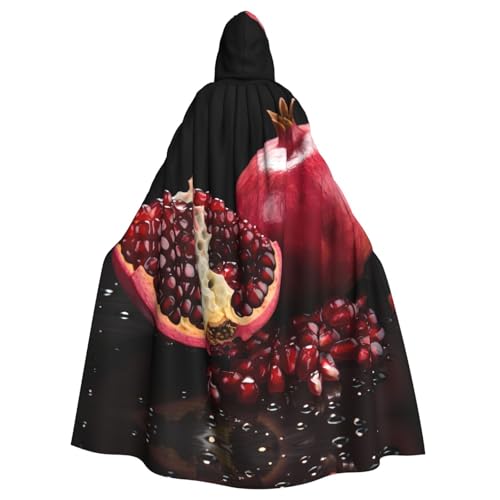Cape longue à capuche adulte rouge déguisement halloween festival