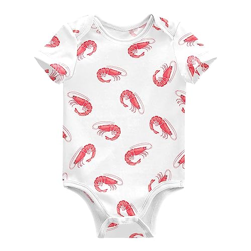 Image of Ollabaky Unisex Baby Bodysuits Short-Sleeve Cotton Baby Clothes for Girls Boys 0-24 Months