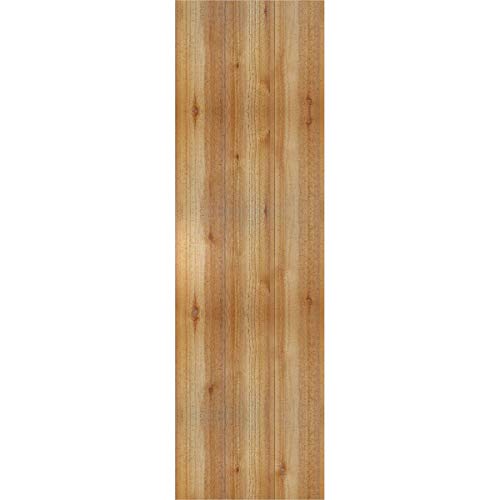 Ekena Millwork RBJ06S16X054RWR TimberCraft Three 5 3/8" Boards Joined Board-n-Batten, Rustic Wood Shutters (Per Pair), 16 1/8"W x 54"H, Rough Sawn Western Red Cedar by Ekena Millwork - Image 4
