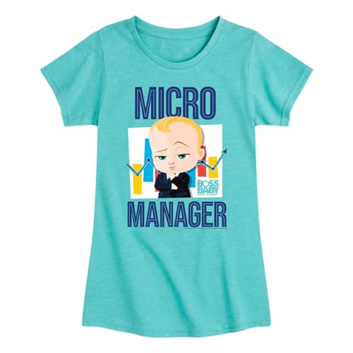 Boss Baby - Micro Manager - Toddler & Youth Girls Short Sleeve Graphic T-Shirt - Main Image