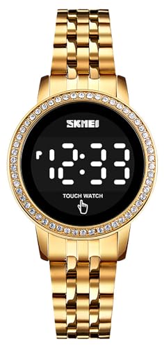 Montre électronique femme tactile pour rester élégante du bureau aux séances de sport