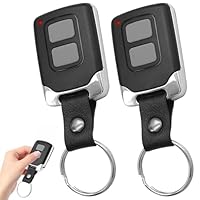2 Stück Handsender 433 mhz, Garagentoröffner Fernbedienung, Funkfernbedienung Garagentor, Garagentorantrieb, Handsender Garagentor für 1527-Chip