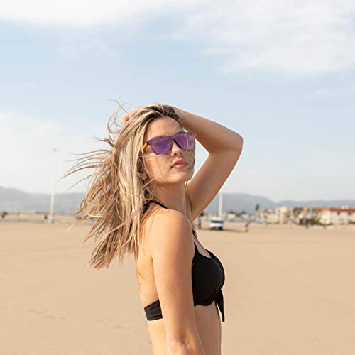 Premium Wood Sunglasses | Polarized & UV Protection | Flat, One-Piece, Mirrored Lens | Eco-Friendly2