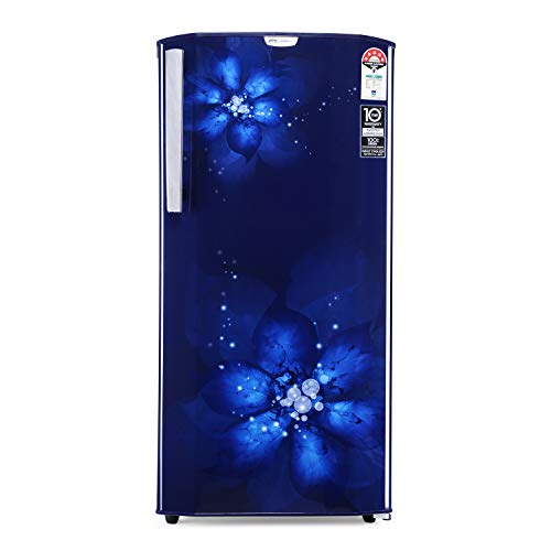 Image of Godrej 192 L 5 Star Inverter Direct-Cool Single Door Refrigerator (RD EDGENEO 207E 53 THI ZN BL, Zen Blue, Farm freshness upto 24 days, 2022 Model), Free 1 Year Extended warranty