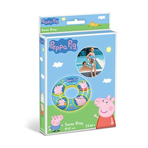 Mondo Mondo-Moo16639 Peppa Pig Spa-Moo16639-Bouée-Peppa Pig-50 Cm, Color Pas De Variation De Couleurs, Talla Única (Moo16639)