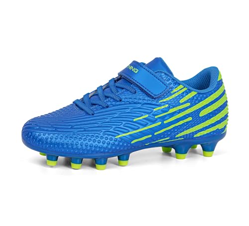 FEETHING Laceless Strap Soccer Cleats