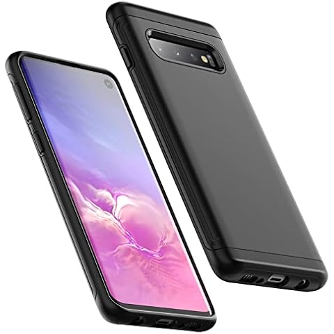 JETech Rugged Dual Layer Case for Galaxy S10 Cover
