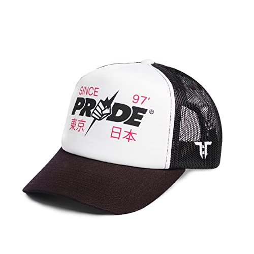 Tokyo Time X UFC Pride Trucker Neopreno Snapback Blanco/Negro, blanco/negro, Talla única