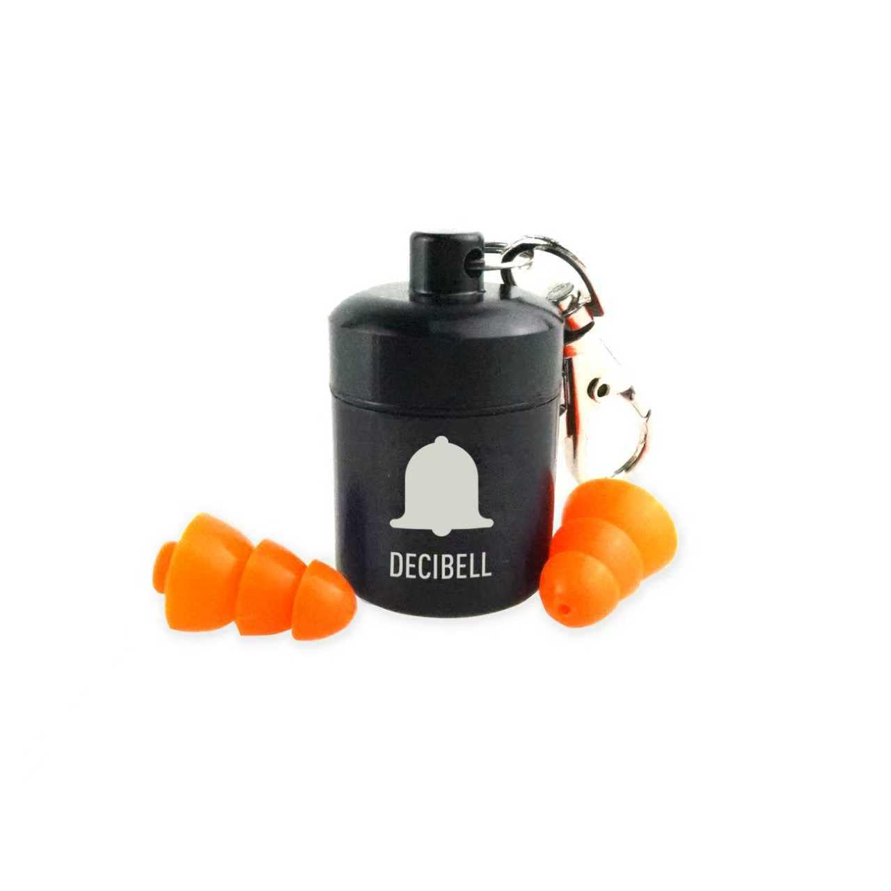 耳栓 耳のケア DECIBELL ノイズ フィルタ 搭載 遮音値 31dB ノイズキャンセリング 騒音遮断 聴覚保護 勉強集中 少憩 睡眠 快眠 シリコーン 素材 柔軟 着用容易 快適 水洗いOK EU 欧州規格適合品 収納ケース付