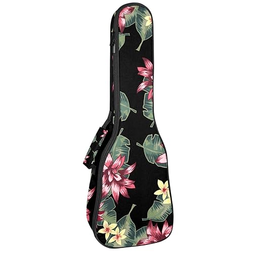 JRHEJTHH Durable Ukulele Bag Water Resistent Ukulele Case with Adjustable Shoulders for 21 23 24 inch Thick Padding Beautiful Flowers - Les Beatles, Paul McCartney, John Lennon, RIngo Starr, George Harrison JRHEJTHH Durable Ukulele Bag Water Resistent Ukulele Case with Adjustable Shoulders for 21 23 24 inch Thick Padding Beautiful Flowers