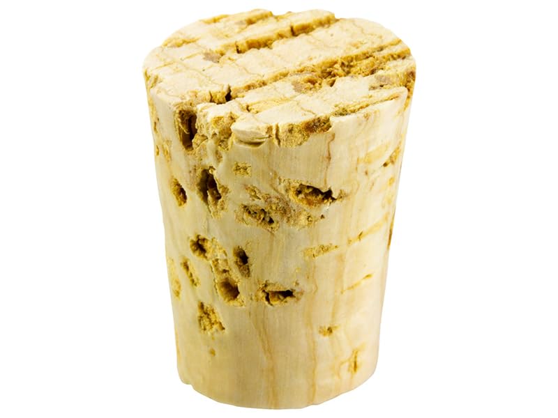 Image of Caplugs RCK9 RCK-SH Series - Masking Regular Cork Plug, for Painting, Plating, Anodizing and Blasting Processes, to Plug Min 0.796 inch Max 0.937 inch Height 1.125 inch, Natural, Pack of 100 (SH-51066)