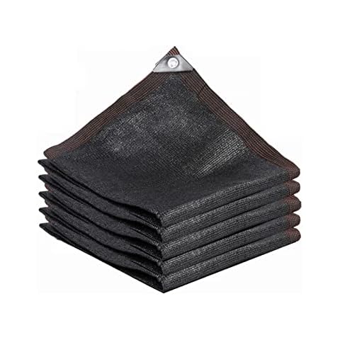 70% Sun Shade Cloth UV-Resistant Black Mesh Tarp, with Reinforced Grommets, Sun Net for Garden, Plants Greenhouse, Patio, Pergola,3x3M/10x10FT Cover