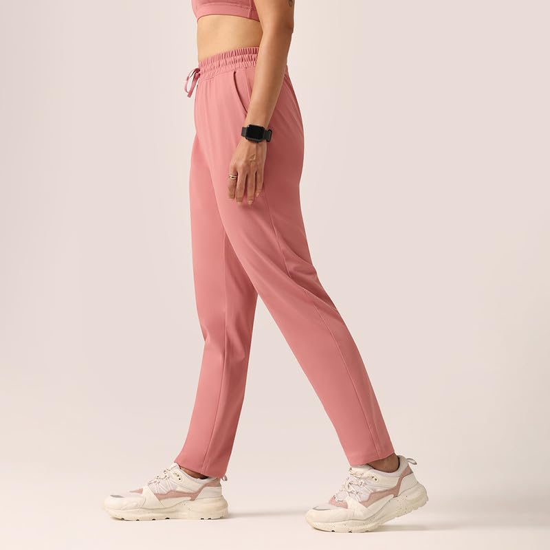Image of BlissClub Women Mid Rise Tapered Casual Pants