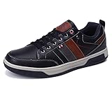 hombre vestir bien  ARRIGO BELLO Zapatos Hombre para Vestir Casual Zapatillas Deportivas Sneakers Confort Jogging Transpirables Sneaker Talla 41-46 (TMS Azul, Numeric 41)