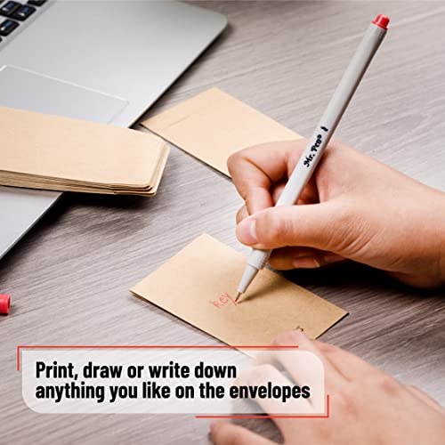 Mr. Pen- Kraft Coin Envelopes, 2.25" X 3.5", 100 Pack, Kraft Envelopes, Seed Envelopes, Small Envelopes, Gift Card Envelopes, Mini Envelopes, Key Envelopes, Seed Packet Envelopes, Stamp Envelope #TOP7