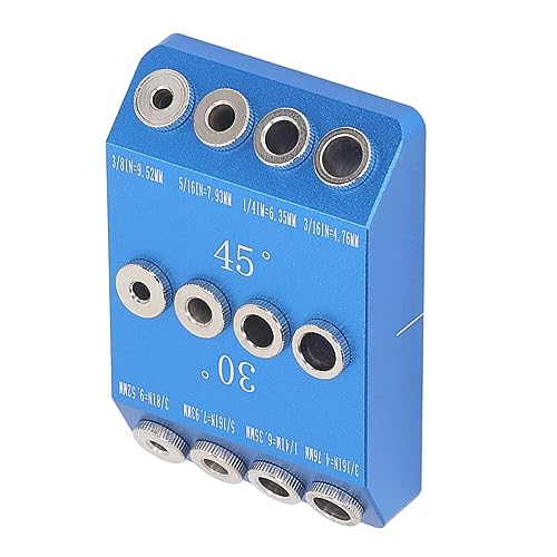 Guide de perceuse multi angle avec trois positions fixes pour terrasse en bois