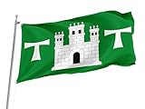 ➤ Fácil de instalar: La bandera cuenta con ojales metálicos que permiten deslizarla fácilmente a través de los orificios en la parte superior para colgarla en tu soporte de bandera de jardín.