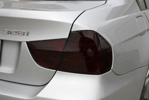 Precut Vinyl Tint Cover for 2009-2011 BMW 3 Series Sedan Taillights (20% Dark Smoke)