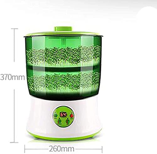 Machine à germes de soja automatique à 2 niveaux avec écran LED de contrôle pour la maison - 8