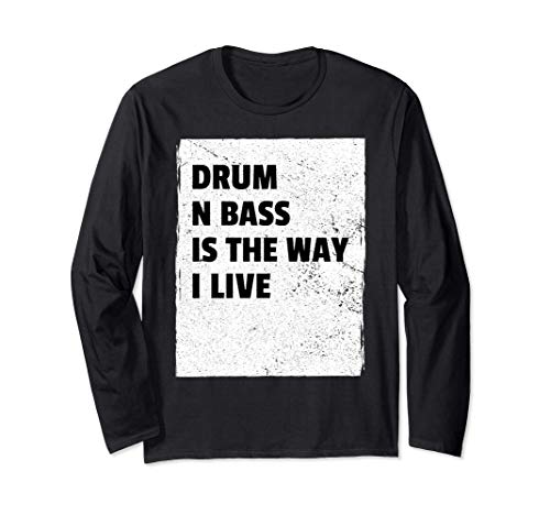 Drum And Bass Music Liquid Jungle EDM DnB Life Manga Larga