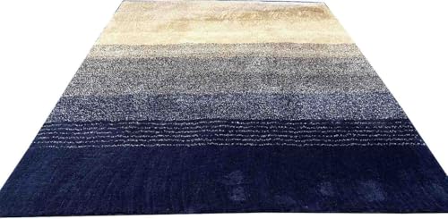 Image of F & B Rugs Luxurious Luck high Density Thick & Soft Shaggy Carpet Microfiber 2 Inch Pile Height 5 x 8 feet