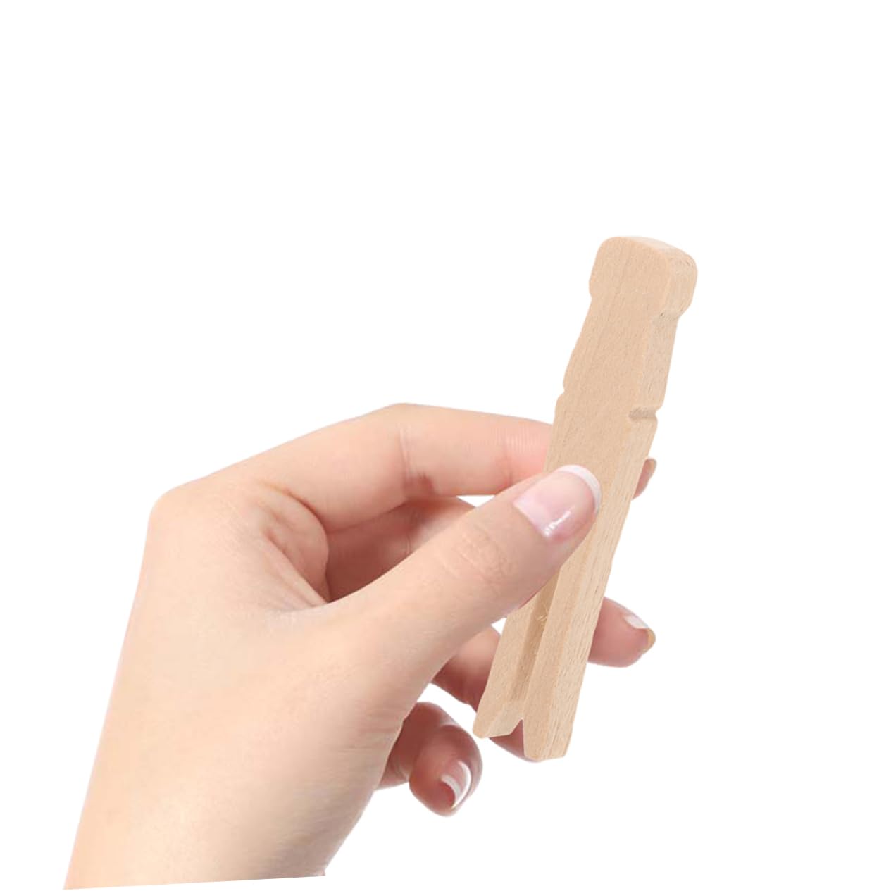 Mollette Piccole in Legno Rotonde 95mm, Confezione 100 Pezzi | Stile Vintage Classico, Presa Ferma Molla Robusta, Uso Versatile per Artigianato e Bucato