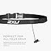 2XU Unisex Race Belt with Loops, black/black, One Size
