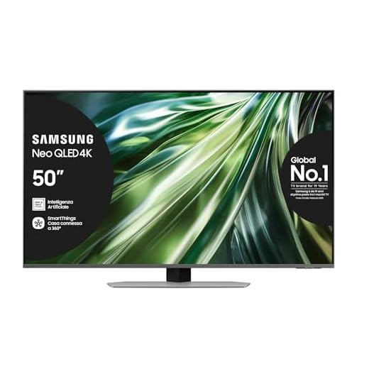 Smart Tv Samsung TV QE50QN94DATXZT Neo QLED 4K Mini LED, Smart TV 50" Processore NQ4 AI Gen2, Neo Slim, DVBT-2, Q-Symphony & Dolby Atmos, Integrato con Alexa, Carbon Silver 2024