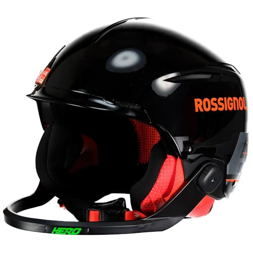 Materiale: poliuretano ROSSIGNOL x, Casco da Sci Unisex Adulto, Nero, S/M