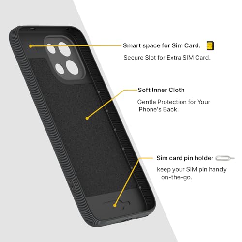 Image of Pikkme Back Cover for OnePlus Nord 6 5g Camera Protection 3D Hexa Cube Design Silicone Protective Bumper Case (Grey)
