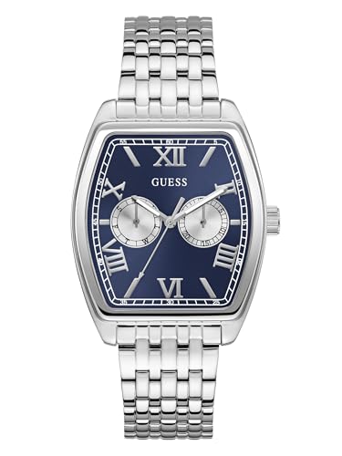 Montre en Acier Inoxydable Guess Gabriel GW0975G1 au cadran bleu et finition premium