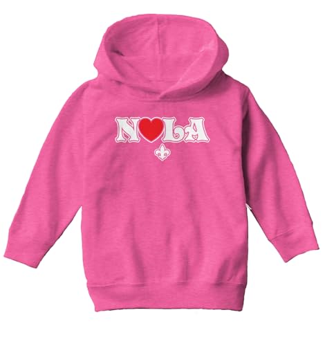 Tcombo NOLA Heart - Mardi Gras Toddler/Youth Fleece Hoodie