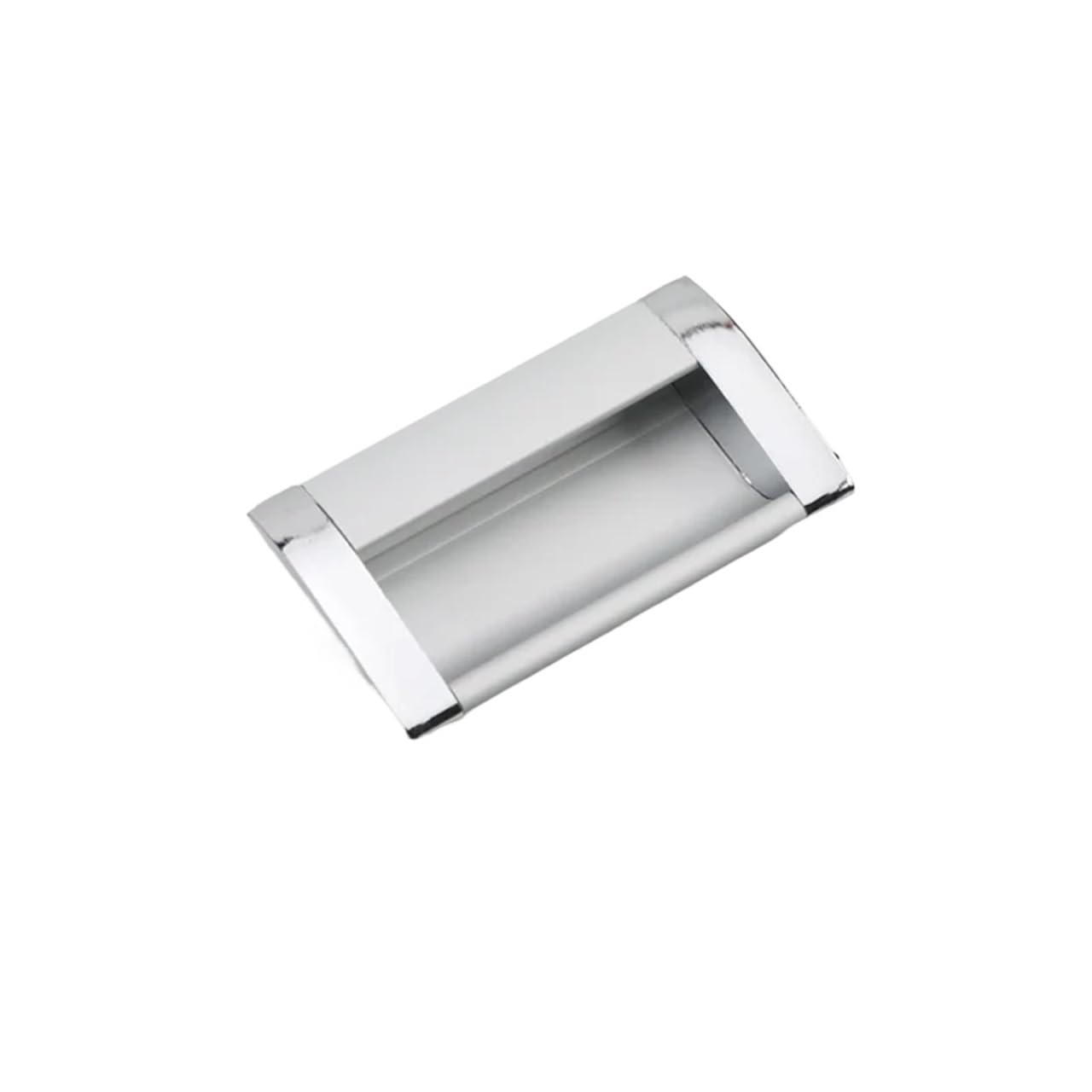 EKalgretrA Recessed Sliding Handles Sliding Door Pulls Flush Handles, Recessed Knobs Hardware，Closet for Drawer Cabinet(5761 Matte CC2.5inch)